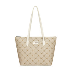 Kappa Genuine New Tote Bag for Women, Large Capacity Commuter Shoulder Bag, Versatile Student Laptop Bag