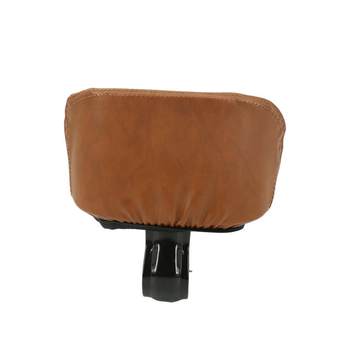 Electric Vehicle Rear Backrest Cover, Battery Bicycle Rear Seat Backrest Cushion Cover, Leather Waterproof, Suitable for Tailing, Yadea, Aima