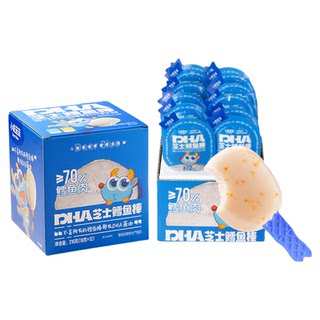 小鹿蓝蓝鳕鱼棒DHA芝士肉肠营养宝宝零食独立包装送宝宝辅食谱