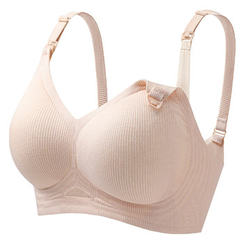 October mommy nursing bra top opening nursing bra pull-up prenatal and postpartum can wear ladies push-up bra