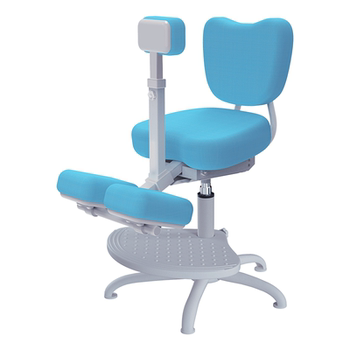 Anti-bowing children's learning chair with upright sitting posture and non-air pressure
