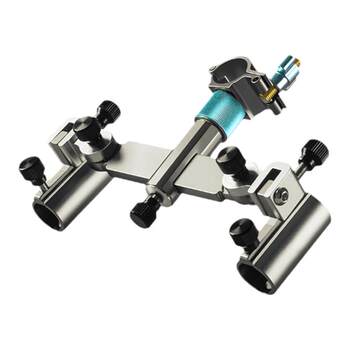 Double turret bracket one tow two fishing box fishing chair fishing platform universal double-headed turret bracket rod fishing special accessories