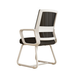 Computer Chair, Comfortable for Long Sitting, Conference Bow-Shaped Office Chair, University Dormitory Study Chair with Backrest, Home Gaming Chair