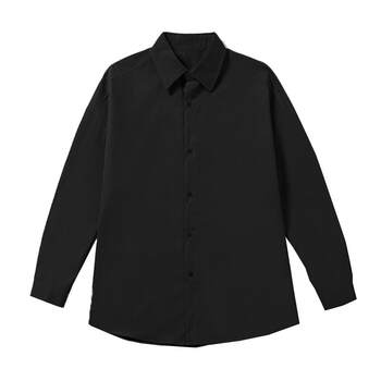 ເສື້ອຍືດແຂນຍາວ ice silk men's no-iron sun protection clothes black high-end white shirt dk loose large size jacket