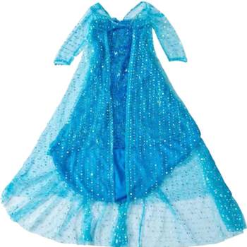 Frozen ຂອງເດັກນ້ອຍ Elsa Princess dress ເດັກຍິງ Elsa dress ພາກຮຽນ spring ແລະ summer queen dress ວັນເດືອນປີເກີດຂອງເດັກນ້ອຍ