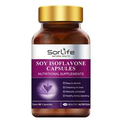 Soy Isoflavones ອາຫານເສີມ Estrogen ທໍາມະຊາດຂອງແມ່ຍິງທີ່ເປັນປະຈໍາເດືອນ, ຮ້ານຄ້າ Flagship ຢ່າງເປັນທາງການ