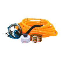 Auto-succion air-air respirateur Long pipe respirateur simple double espace filtre anti-gaz masque de masque anti-gaz