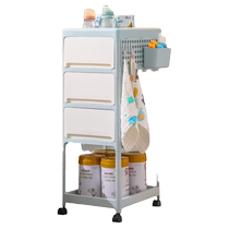 Baby products storage rack stroller baby storage rack mobile bedside bedroom milk powder can storage rack