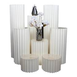 Wedding origami Dessert Paper Paper Roman Pillar Folding Pillar Road Dimension Pillar Swing Powder Shopping Mall Window Daily Party Laboratory