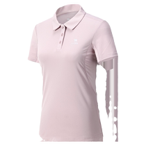 Camel Outdoor Sports Polo Shirt Lady 2024 Summer Ice Sensation Breathable Flap Easy Cool Sensation Quick Dry T-shirt Man