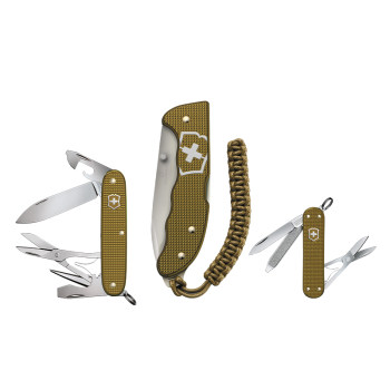 Victorinox Swiss Army Knife 2024 Aluminum Surface Limited Edition SD Pioneer X Renewal Gift Box Earth Brown Folding Sergeant's Knife