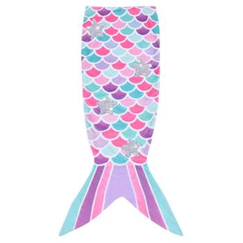 Mermaid fishtail blanket flannel home autumn and winter