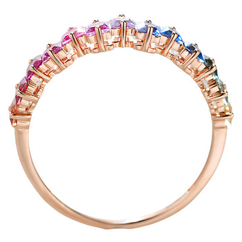 Natural colored gemstone 1.55 carat fancy sapphire ring