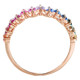 Personal Jewelry 18K Gold 1 Carat Sapphire Ring