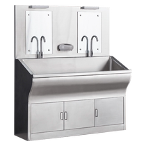 Medical wash basin 304 stainless steel surgical operating room brush hand washing pool induction foot pedal hospital pharmaceutical factory purification
