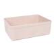 Plastic plastic without cover rectangular thickened