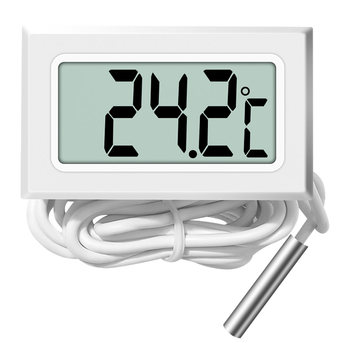 Digital display thermometer with probe refresh in 2 seconds