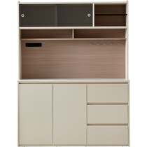 Lins home sideboard wall-mounted integrated storage cabinet living room wine cabinet 2024 new home high-end Lins Wood Industry