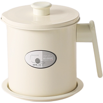 Kawashima house oil filter kettle kitchen household frying oil drain kettle filter oil residue oil storage tank oil leakage artifact with filter