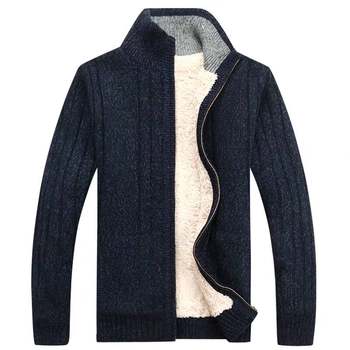 Men's fleece jacket sweater