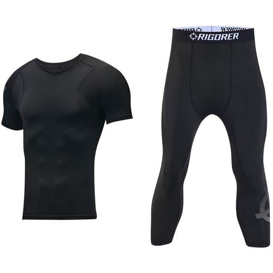 Zhunzhe men's fitness suit quick-drying training clothes