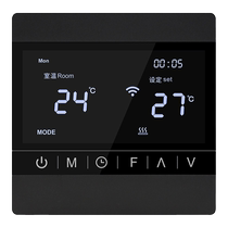 家用智能电地暖温控器电采暖电热墙汗蒸房电暖炕地热控制面板WiFi