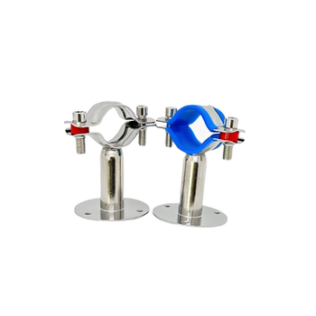 304 stainless steel fixed pipe clamp bracket with chassis