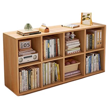 All solid wood household children's bookshelf floor-standing storage rack