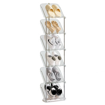 High-rise anti-reversal multi-layer light luxury simple shoe rack