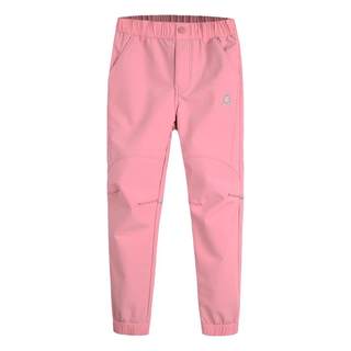 斯博兰帝儿童加绒裤子女童一体绒冲锋裤春秋户外防风防水滑雪裤子