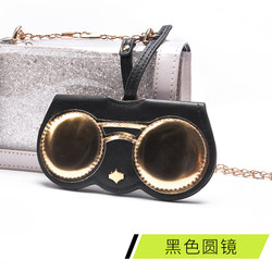 Cute portable glasses box ins, high face value anti -pressure bag, sun eye bag sunglasses folder protection hanging ornament