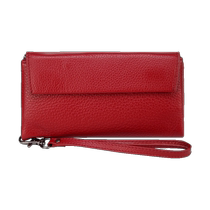 Yellow Merchants Soft Bull Leather Long handbags Female 2023 new genuine leather Large capacity wallet Multi-clamping letting machine