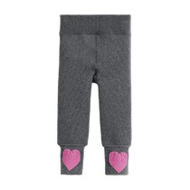 (Plus velvet) Mark Jenny girls love feet elastic leggings childrens winter new style pants