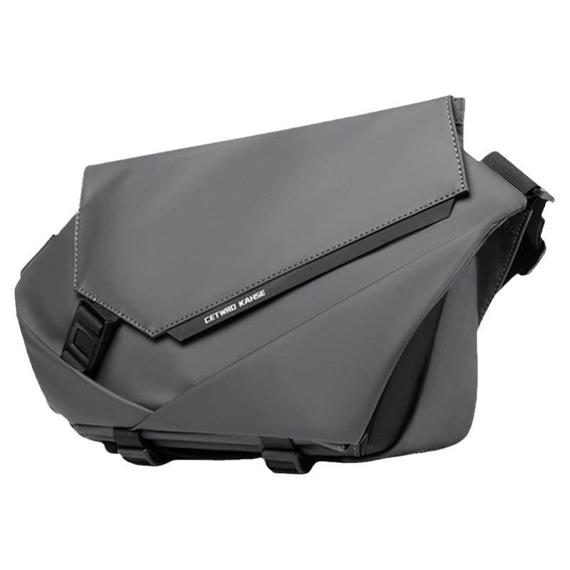Functional magnetic buckle cycling postman bag large capacity chest bag