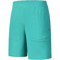 FILA official mens woven shorts 2024 autumn new tennis sports splicing basic five-point pants