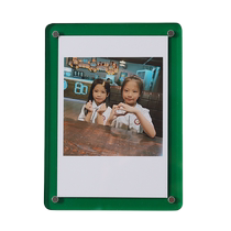 亚克力拍立得磁吸相框冰箱贴爱豆小卡片展示框旅游旅行照片墙卡砖