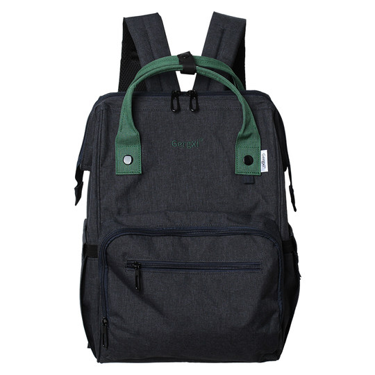 新款升级版麻衣双肩包立体质感大容量妈妈包外出带娃多功能妈咪包