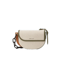 CHARLESKEITH womens bag CK2-80270858 color block shoulder crossbody bag saddle bag