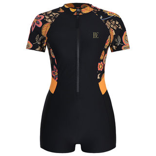 BE范德安2025新款爆款连体泳衣女大码专业竞速遮肚温泉高级游泳衣