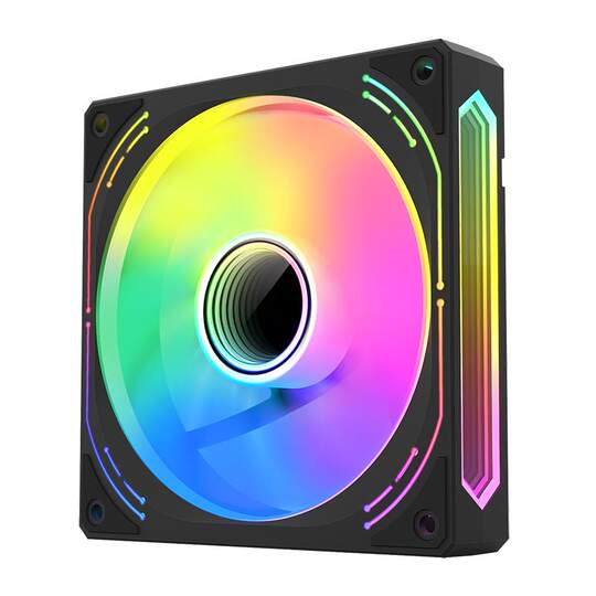 棱镜4Pro二代四代12CM机箱散热风扇5V3针ARGB幻彩PWM温控静音风扇