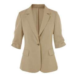 Langzi Design Sense Fashion Temperament Suit Female Fashion Style Western 2023 Summer New Slim Professional Suit Jacket
