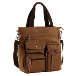 Business notebook handbag menu men's casual public document bag computer bag shoulder bag large -capacity messenger bag canvas bag