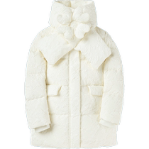 (Same style in the mall) Balabala childrens down jacket girls winter new childrens clothing medium and large children keep warm