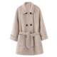 2025 autumn and winter new thick mink fleece coat