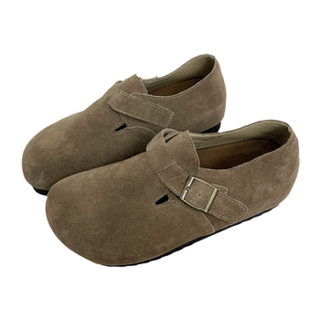 Retro soft sole genuine leather versatile fashion birkenstock shoes Retro soft sole genuine leather versatile fashion birkenstock shoes