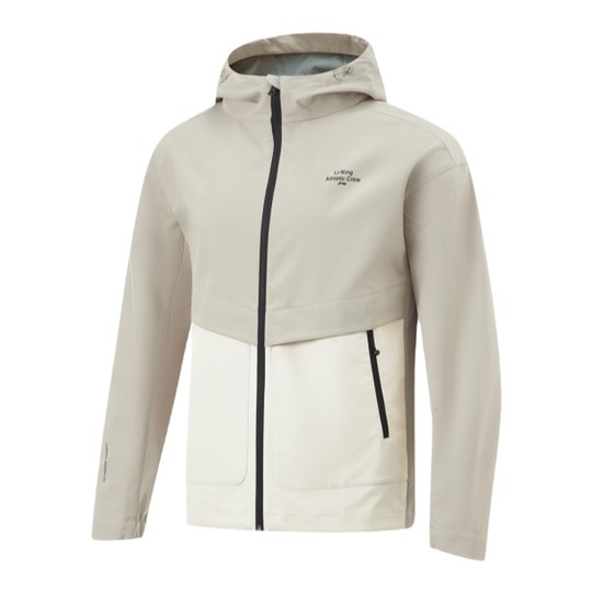 Li ning hooded men's reflective sports windbreaker sportswear
