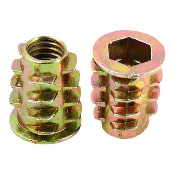 Zinc alloy inner and outer tooth nut furniture