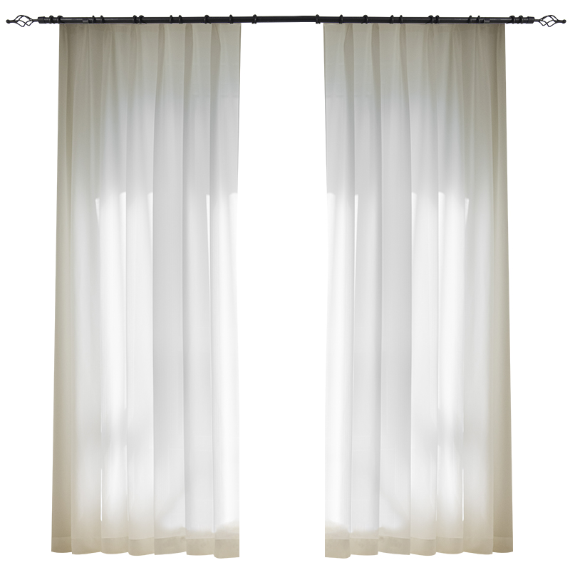 Shanravi living room and bedroom light-transmitting and impermeable gauze curtains
