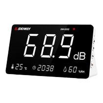 Shendawei desktop noise meter environmental monitor temperature and humidity meter four-in-one decibel meter noise tester time