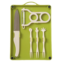 Cui Dahuang small cutting board antibacterial and mildew-proof household fruit chopping board cutting board chopping board household fruit knife chopping board set